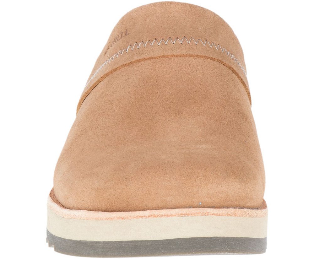 Slip On Senhora - Merrell Juno Clog Suede - Caqui - SDV254637
